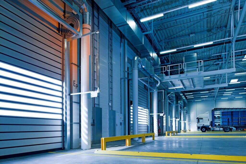 interior of wholesale warehouse