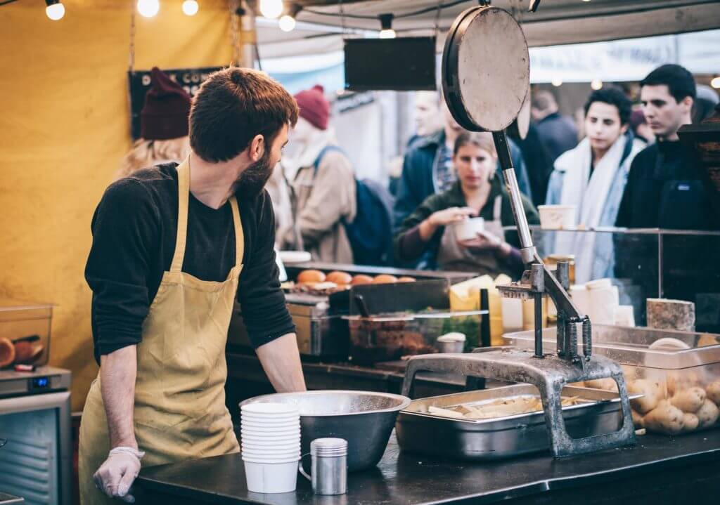 street food vendor